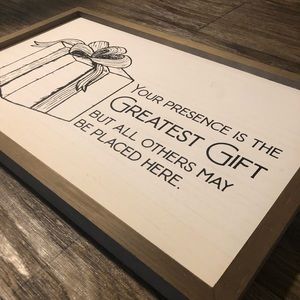 Handmade Gift Table Sign
